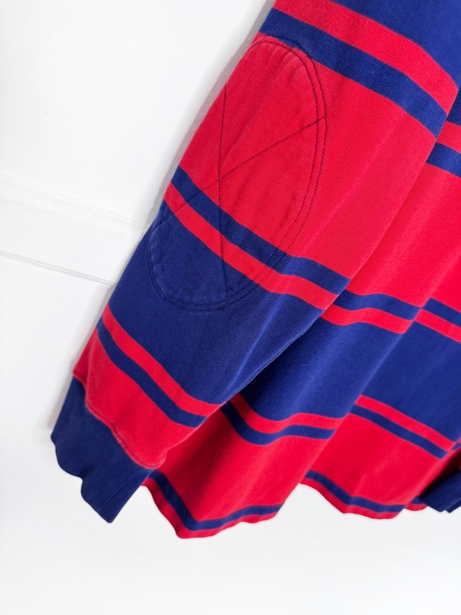 j crew heritage rugby striped long sleeve shirt - good market thrift store