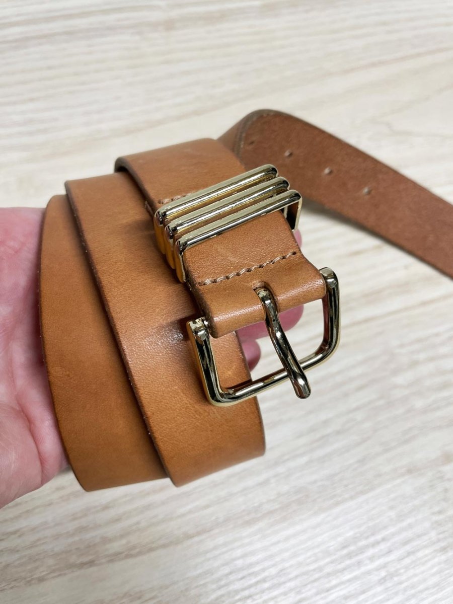 j crew italian leather belt | made in USA - good market thrift store