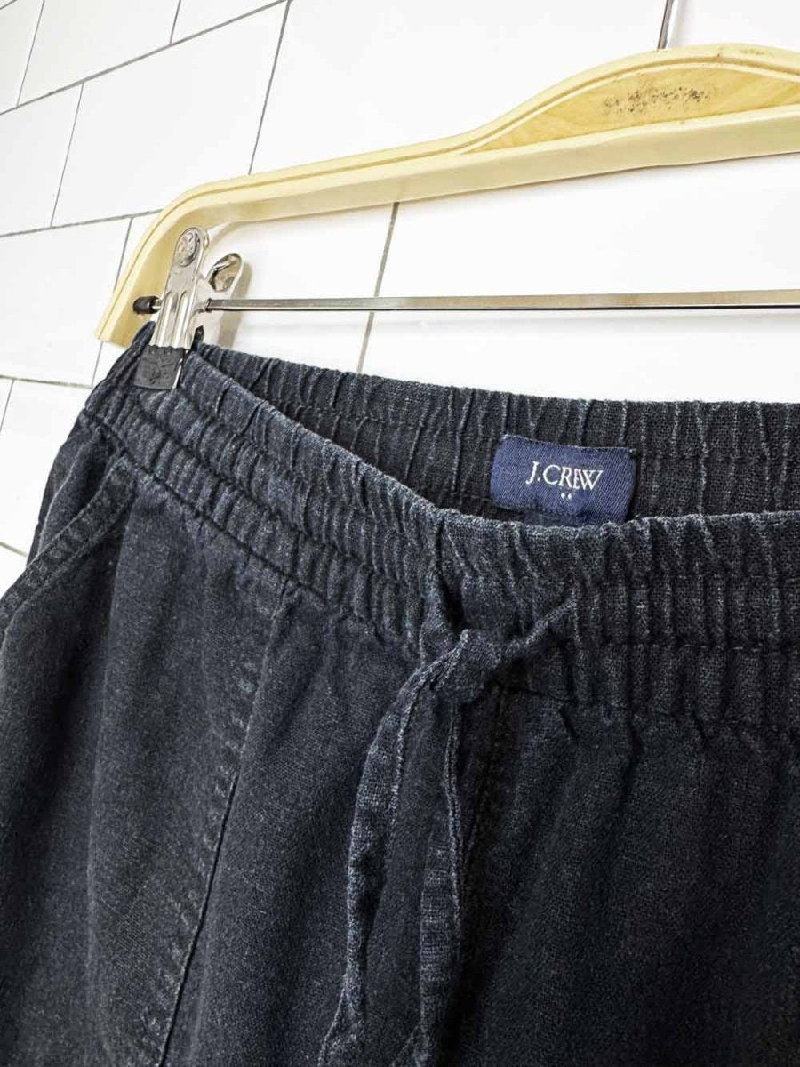 j crew linen-blend lounge short - good market thrift store
