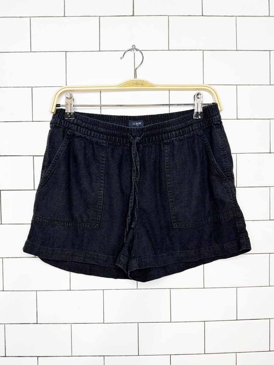 j crew linen-blend lounge short - good market thrift store