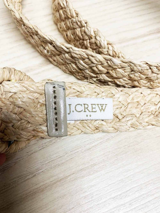 j crew raffia braided woven summer belt - good market thrift store