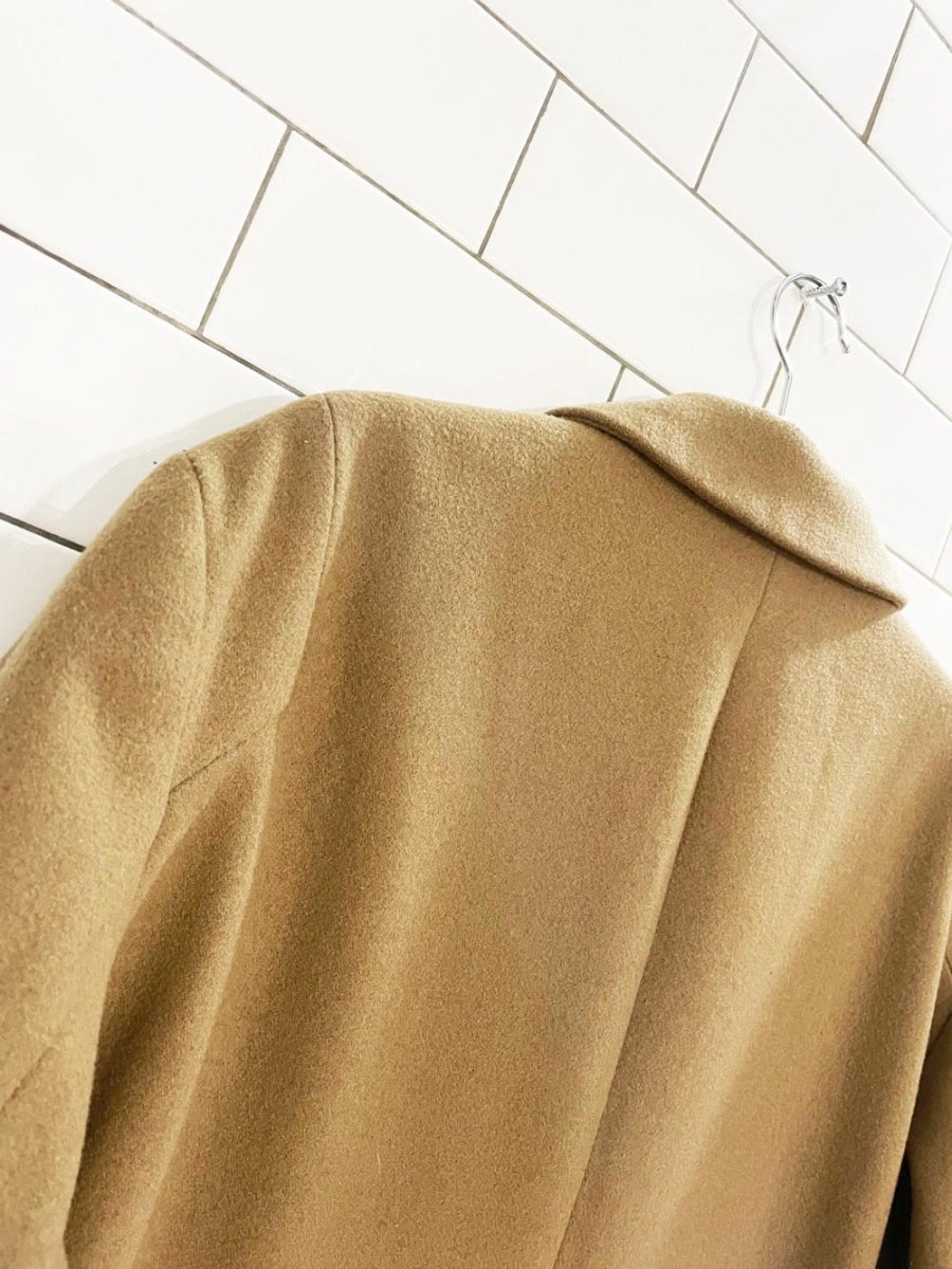 jack & jones wool - blend christian spread collar coat - good market thrift store