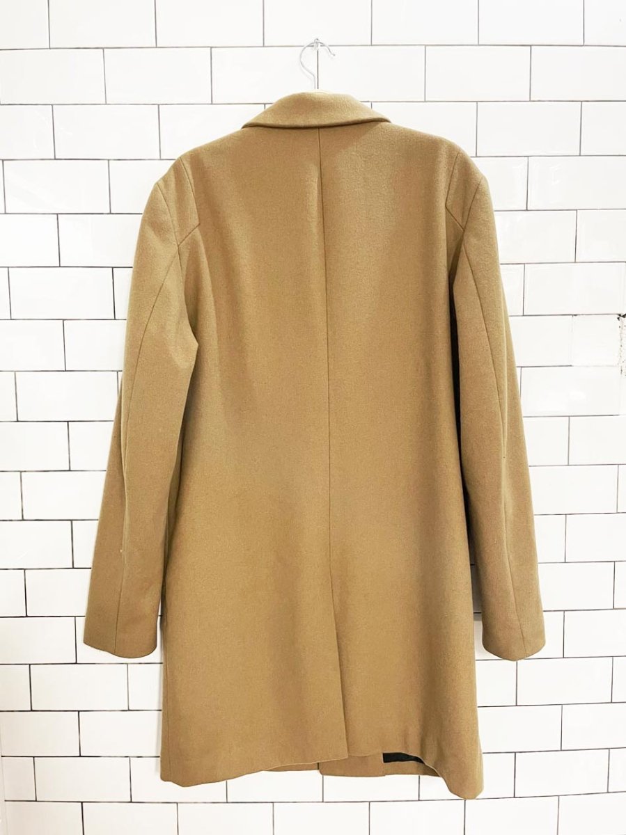 jack & jones wool - blend christian spread collar coat - good market thrift store