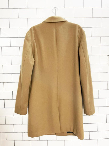 jack & jones wool - blend christian spread collar coat - good market thrift store