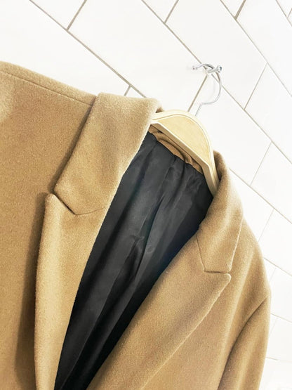 jack & jones wool - blend christian spread collar coat - good market thrift store