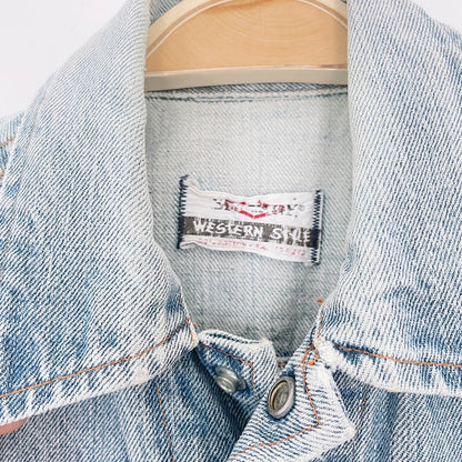 vintage 90s big yank western style denim vest