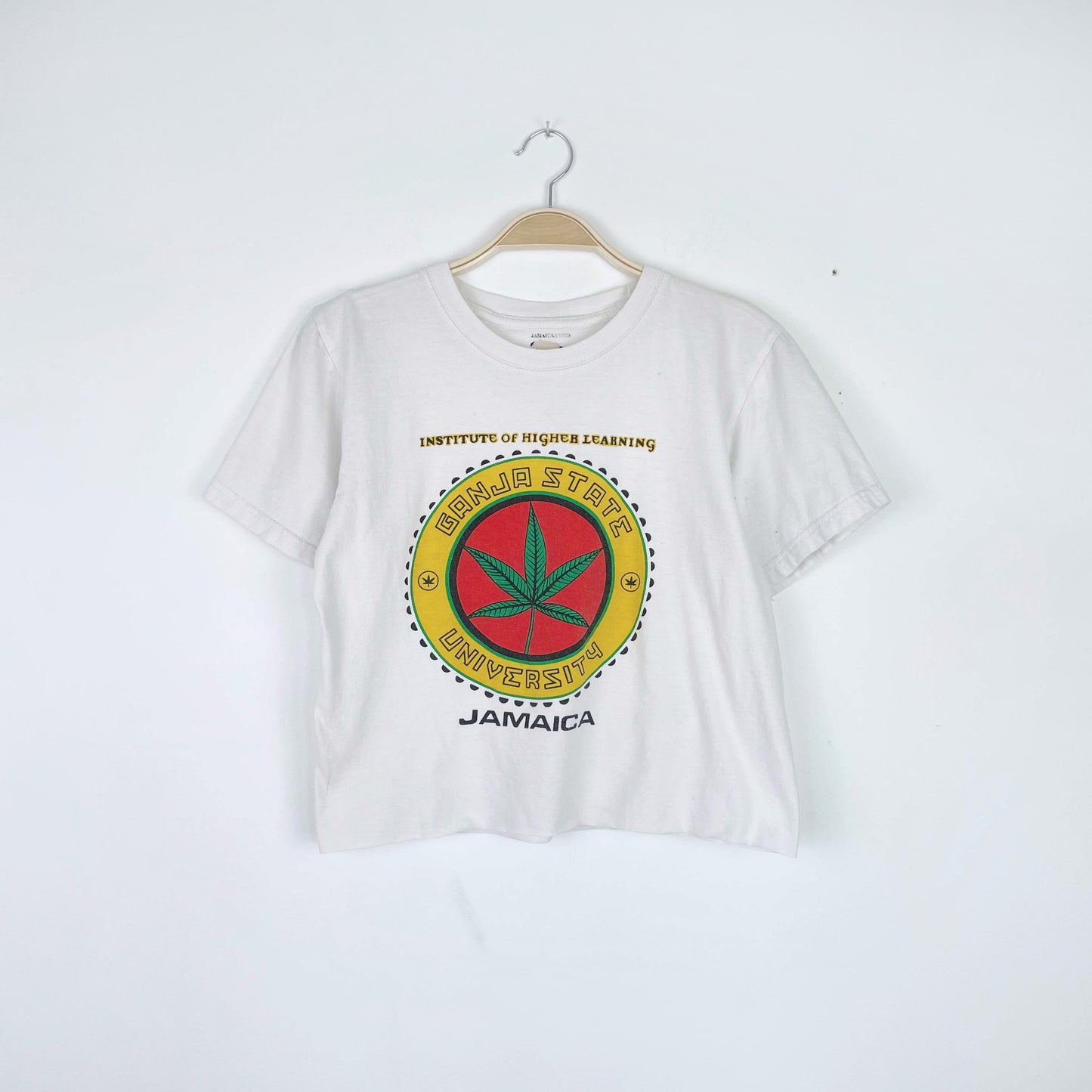 jamaica ganja state university graphic tee