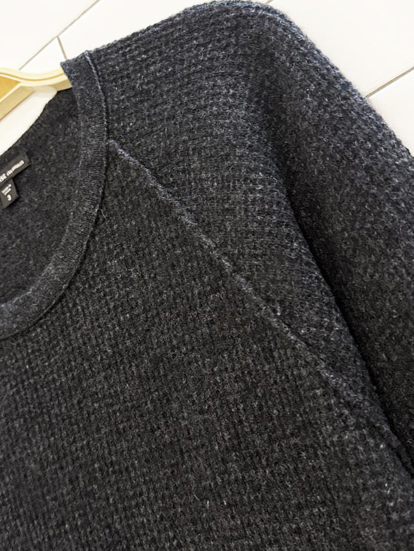 james perse 100% cashmere waffle knit sweater | los angeles - good market thrift store