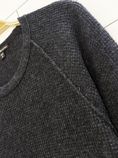 james perse 100% cashmere waffle knit sweater | los angeles - good market thrift store
