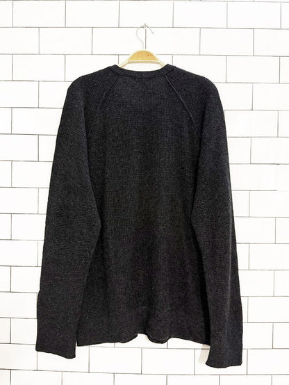 james perse 100% cashmere waffle knit sweater | los angeles - good market thrift store