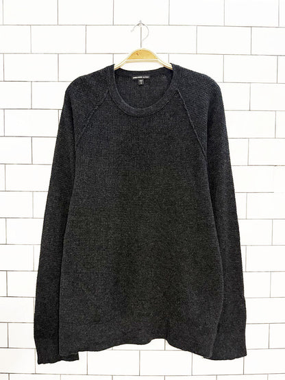 james perse 100% cashmere waffle knit sweater | los angeles - good market thrift store