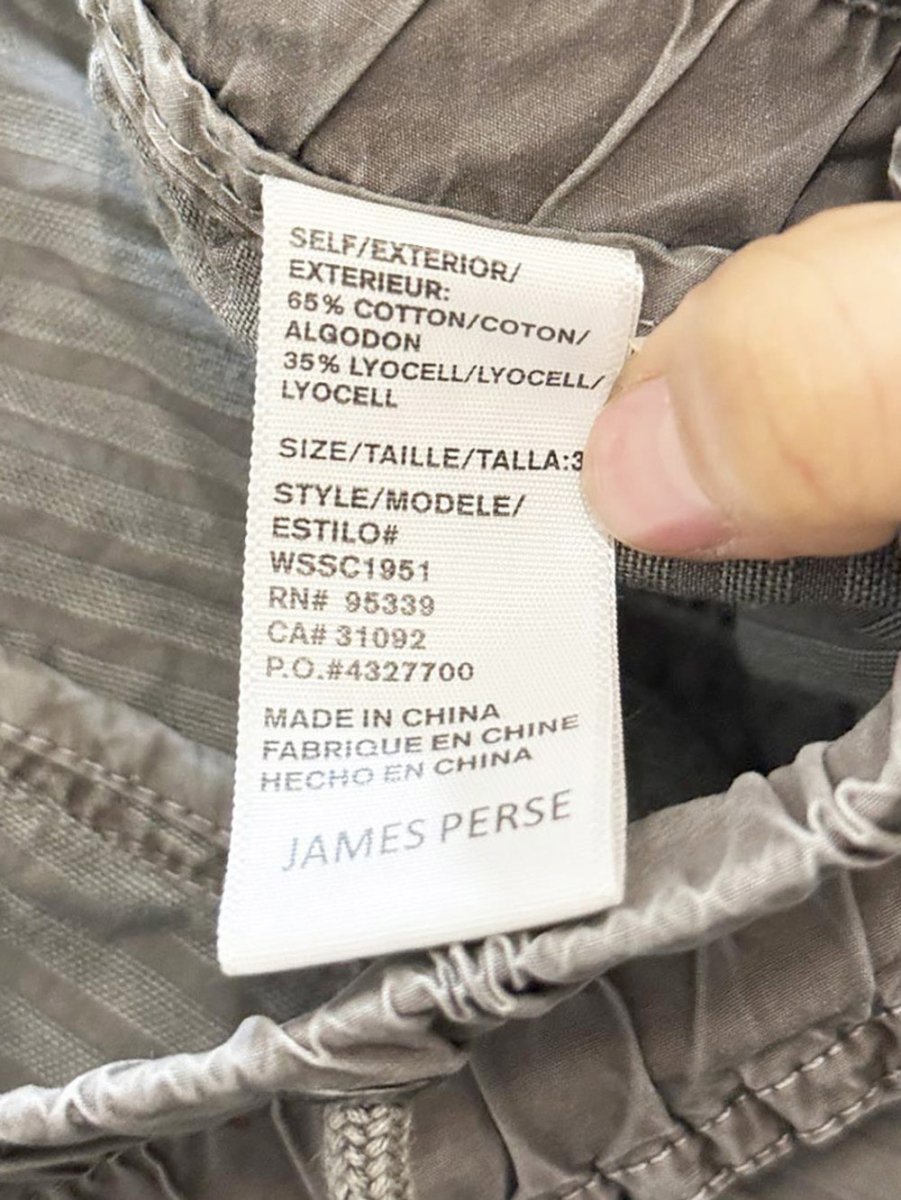 james perse striped utility pants - good market thrift store