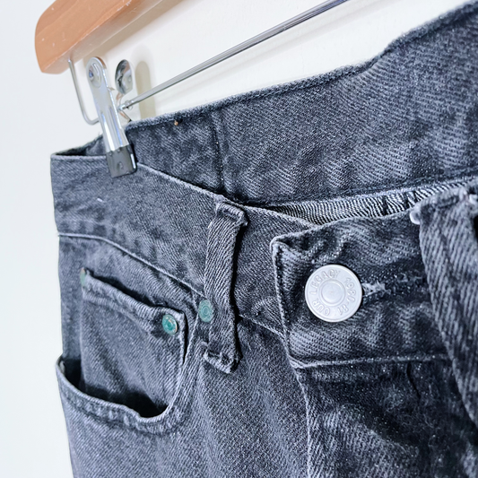 our legacy black cut-off ankle jeans 1980-81 - size M29