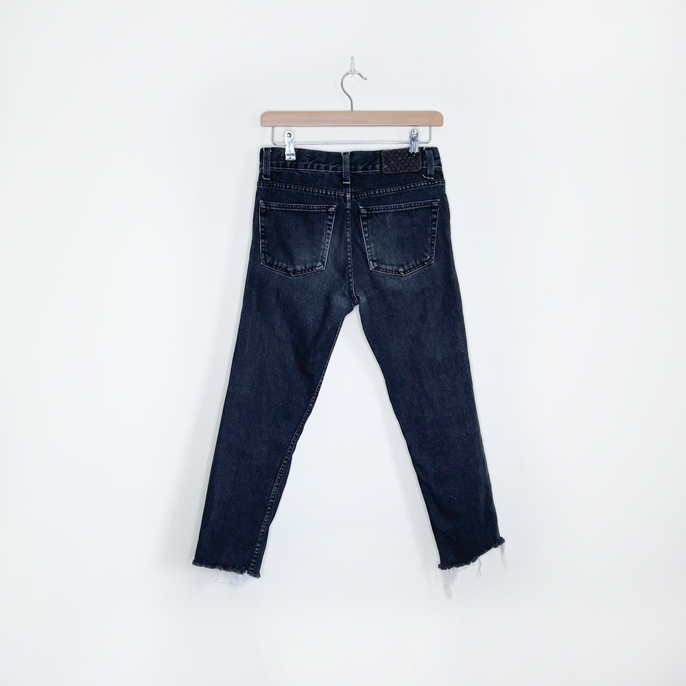 our legacy black cut-off ankle jeans 1980-81 - size M29