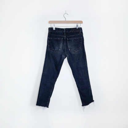 our legacy black cut-off ankle jeans 1980-81 - size M29