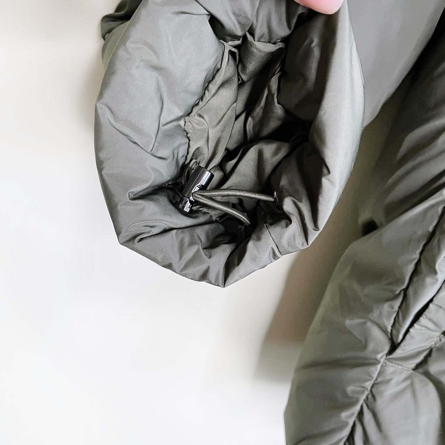 jenni kayne hooded short puffer coat - size medium
