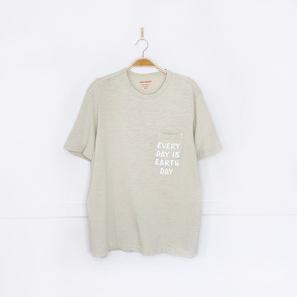 joe fresh x earth activist slub pocket tee
