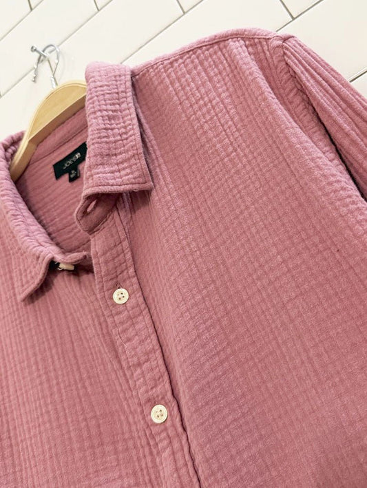 joe's gauze cotton long sleeve shirt - good market thrift store