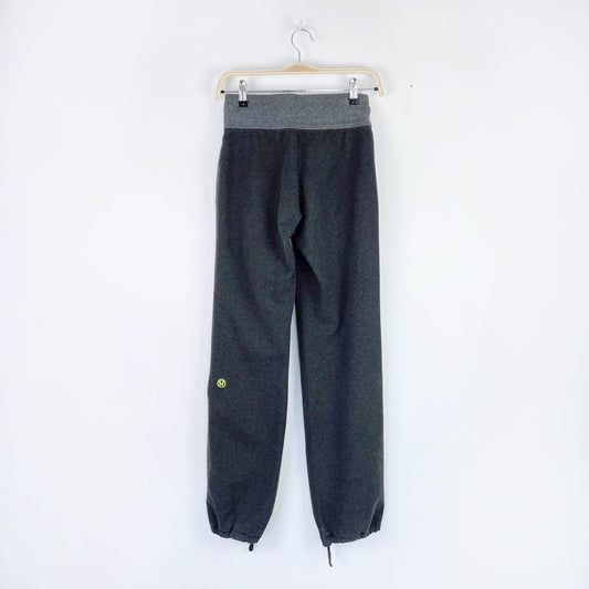 lululemon cotton drawstring hem joggers