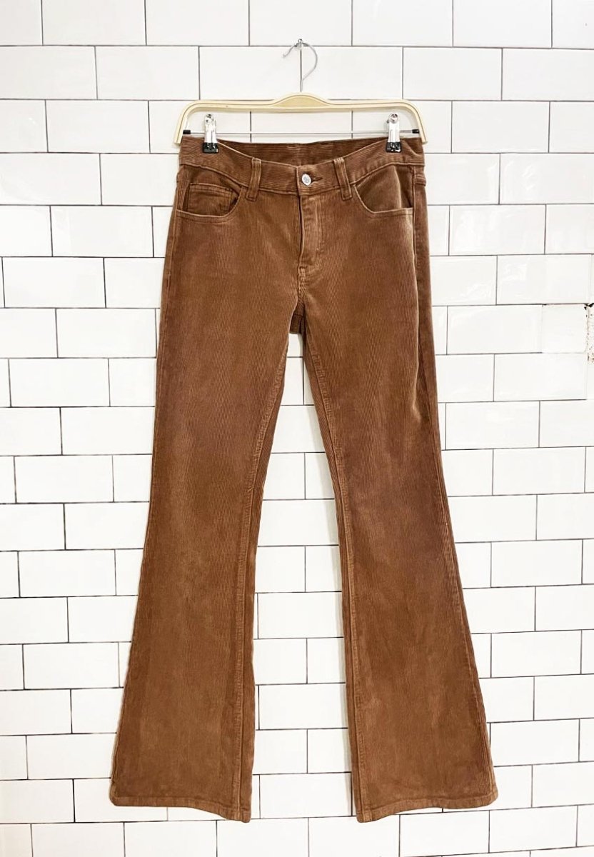 john galt corduroy flare pants | brandy melville - good market thrift store