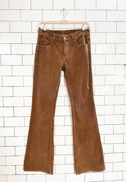 john galt corduroy flare pants | brandy melville - good market thrift store