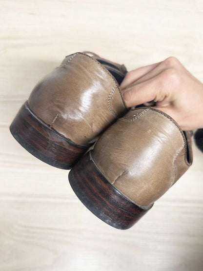 john varvatos luxe leather cap toe oxford dress shoes - good market thrift store