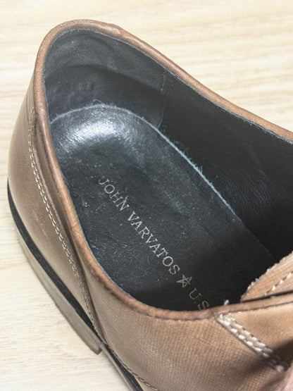 john varvatos luxe leather cap toe oxford dress shoes - good market thrift store