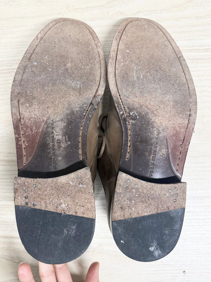 john varvatos luxe leather cap toe oxford dress shoes - good market thrift store