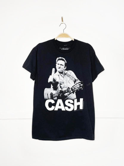 johnny cash finger salute graphic tee | jim marshall - good market thrift store