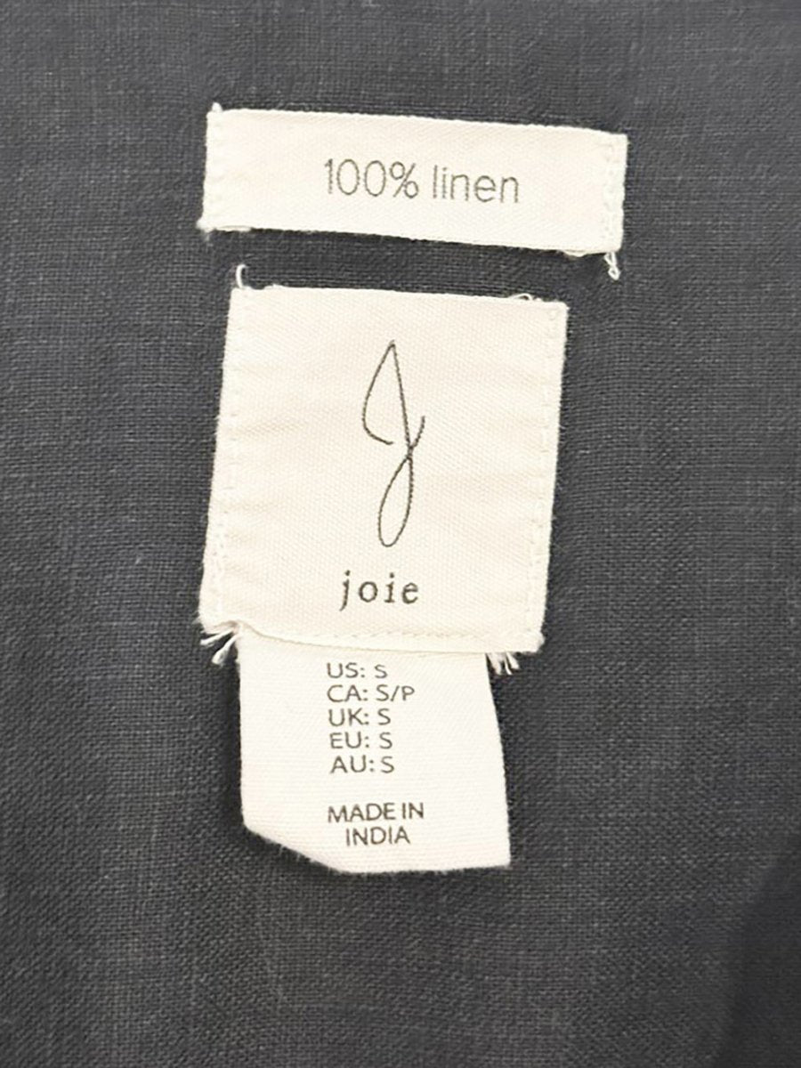 joie 100% linen full button shirt - good market thrift store