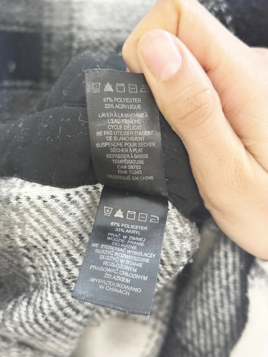 joie 1/2 zip plaid flannel hooded sweater - good market thrift store