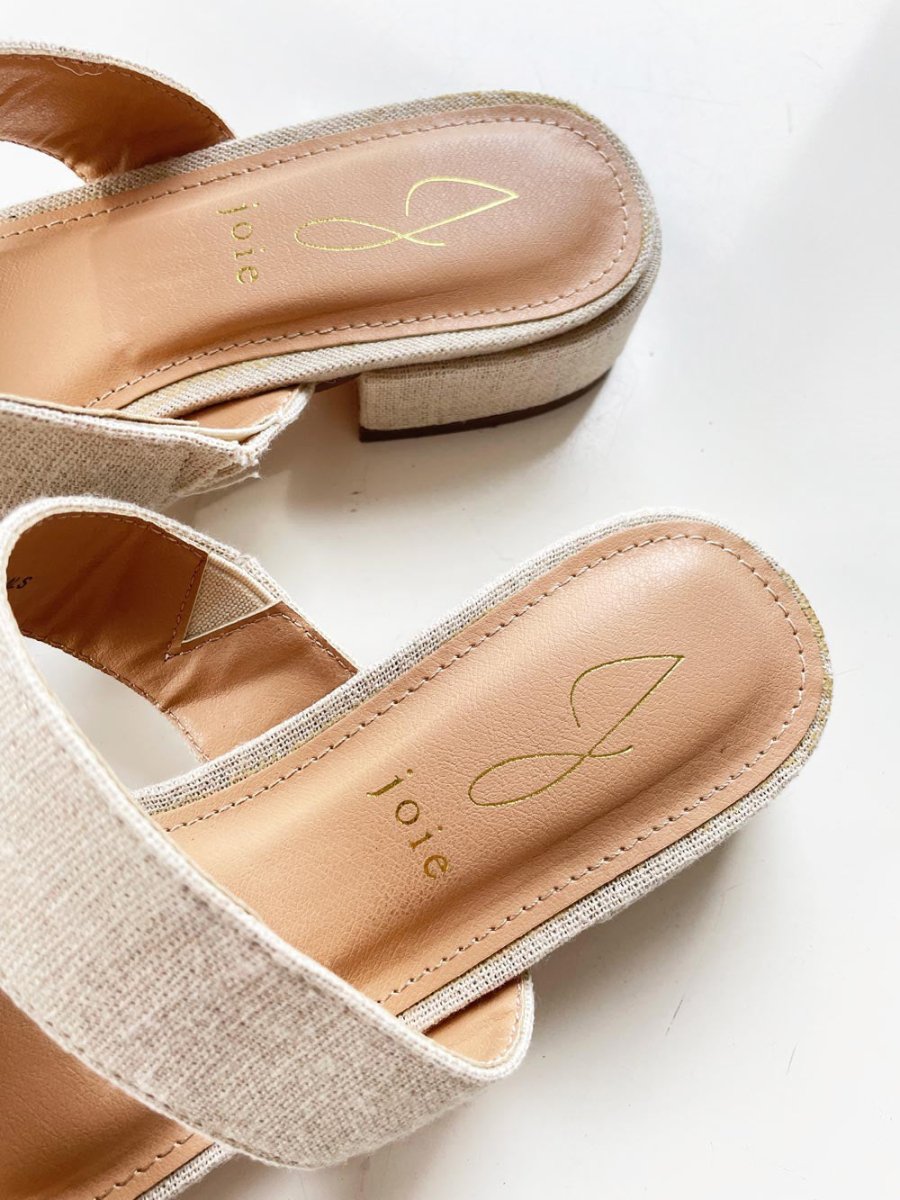 joie nolita two strap low heeled sandal - good market thrift store