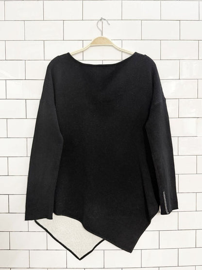 joie soft asymmetrical slouchy sweater - good market thrift store