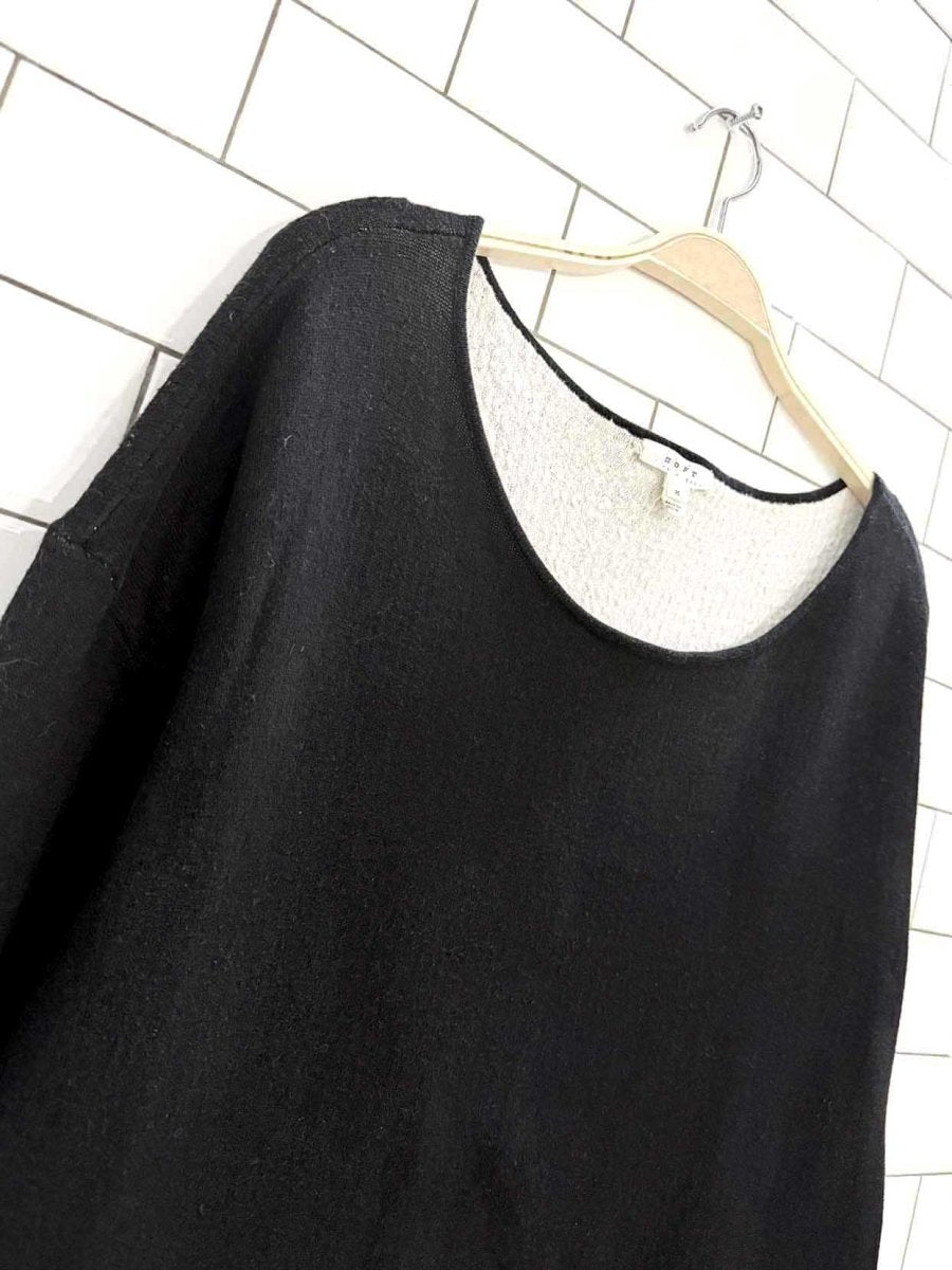 joie soft asymmetrical slouchy sweater - good market thrift store