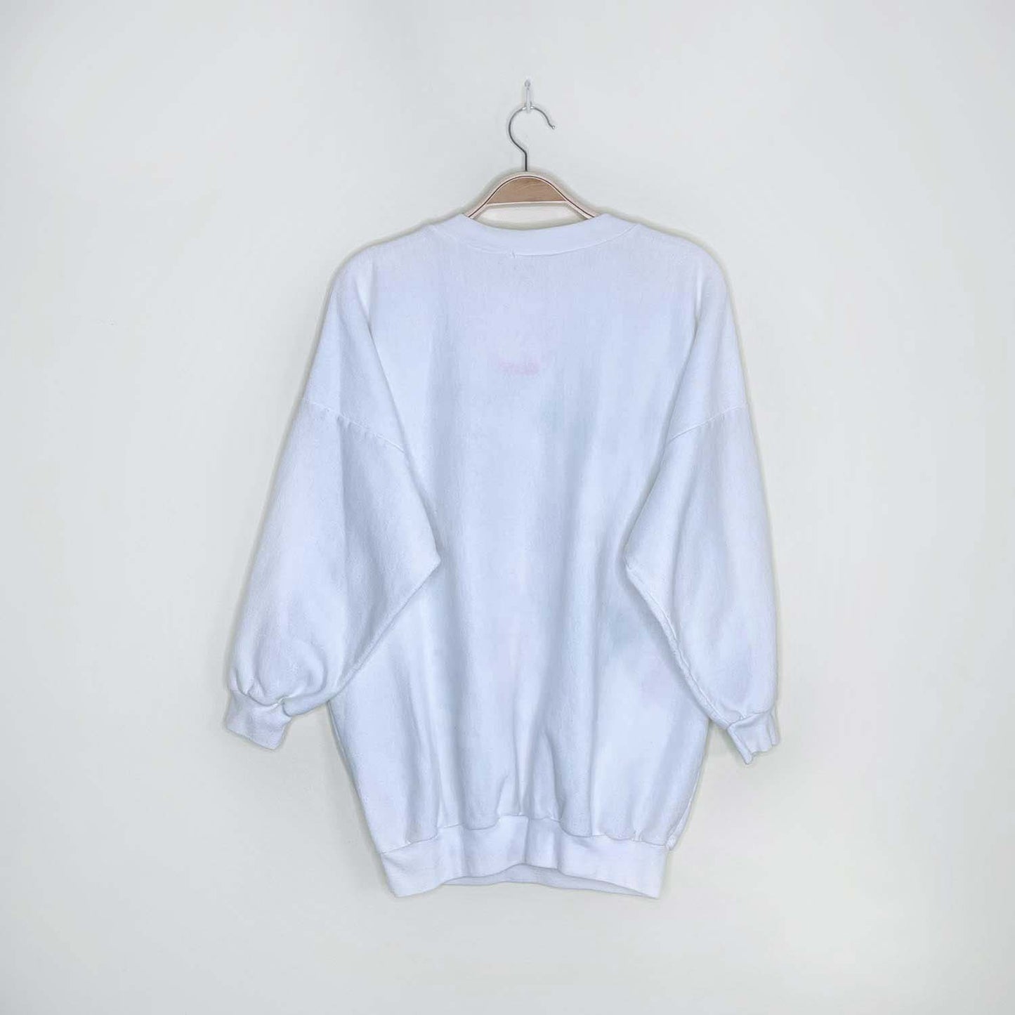 vintage jolly christmas bears puff graphic crew - size med/large