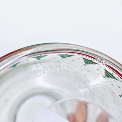 vintage holiday juice pitcher with lid