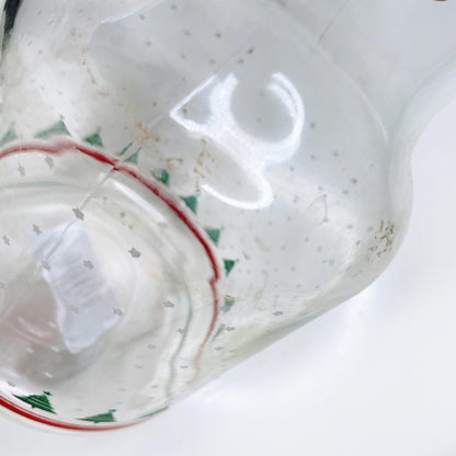 vintage holiday juice pitcher with lid