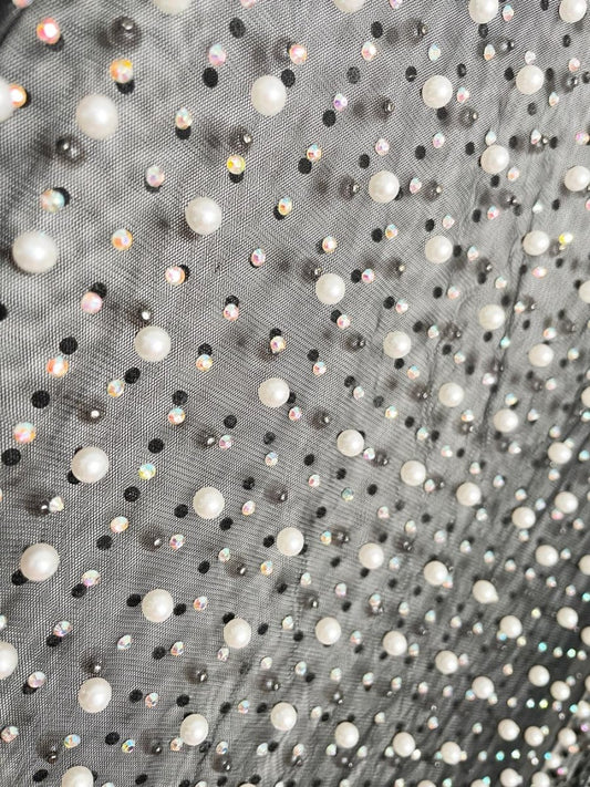 julia by love j pearl embellished sheer holiday tank - good market thrift store