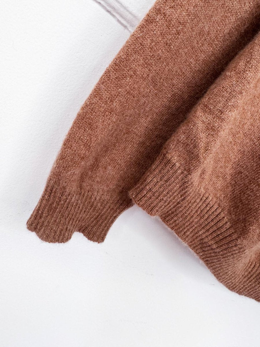 jumper 1234 100% cashmere fair isle knit sweater - good market thrift store