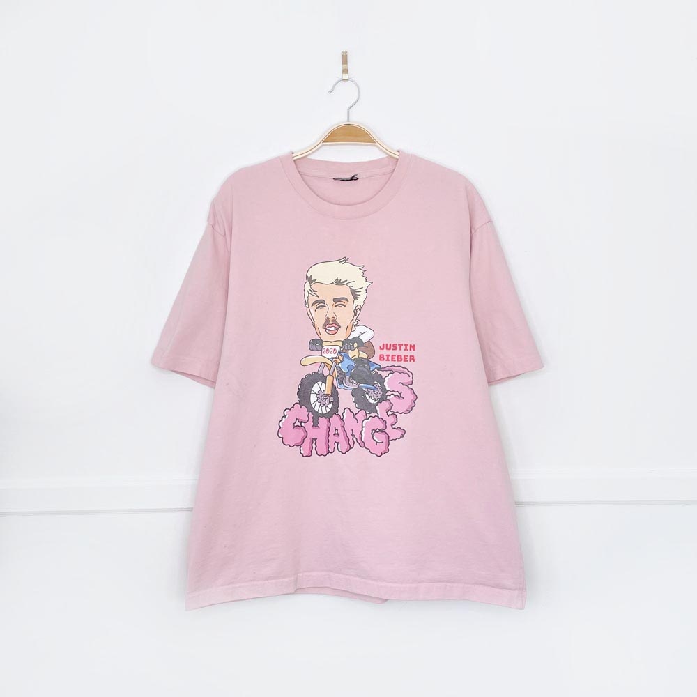 justin bieber x h&m 2020 changes graphic tee