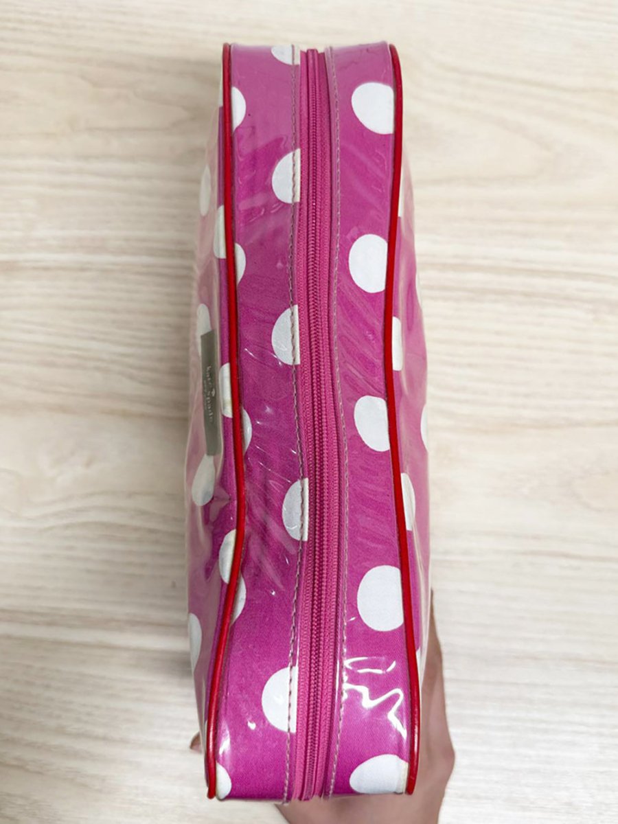 kate spade polka dot toiletry bag | make up bag - good market thrift store