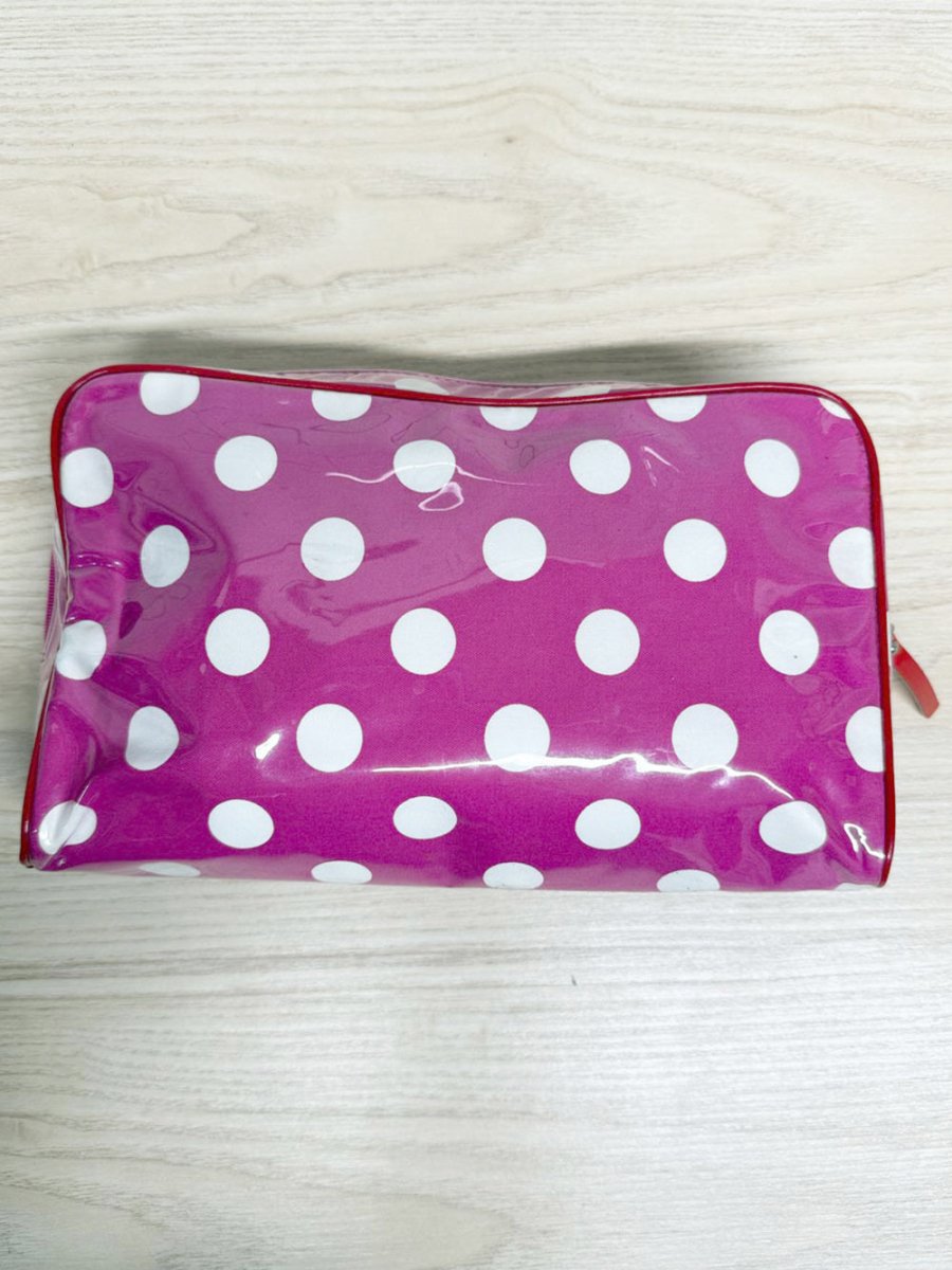 kate spade polka dot toiletry bag | make up bag - good market thrift store