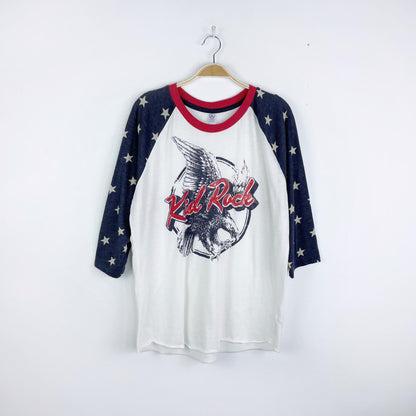 vintage 00s kid rock all american raglan tee