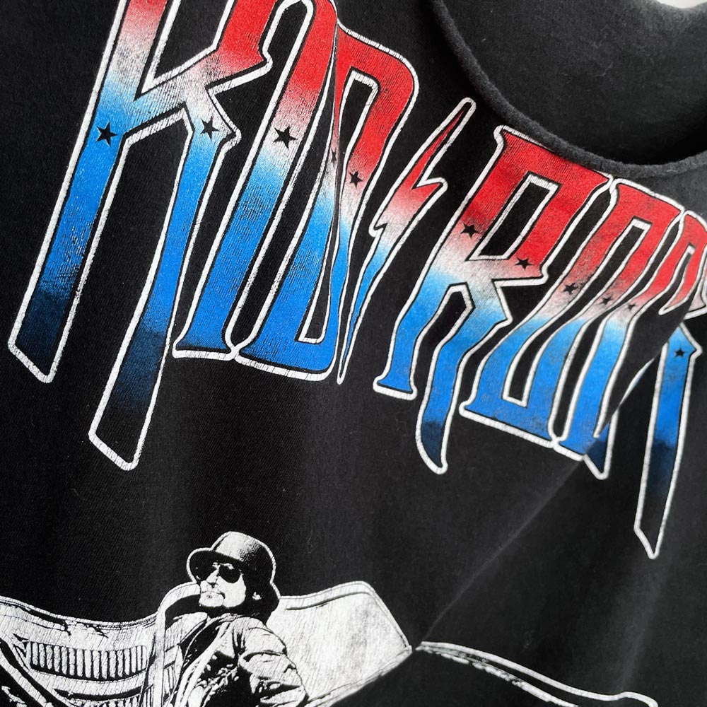 vintage 2012 kid rock convertible off shoulder tee