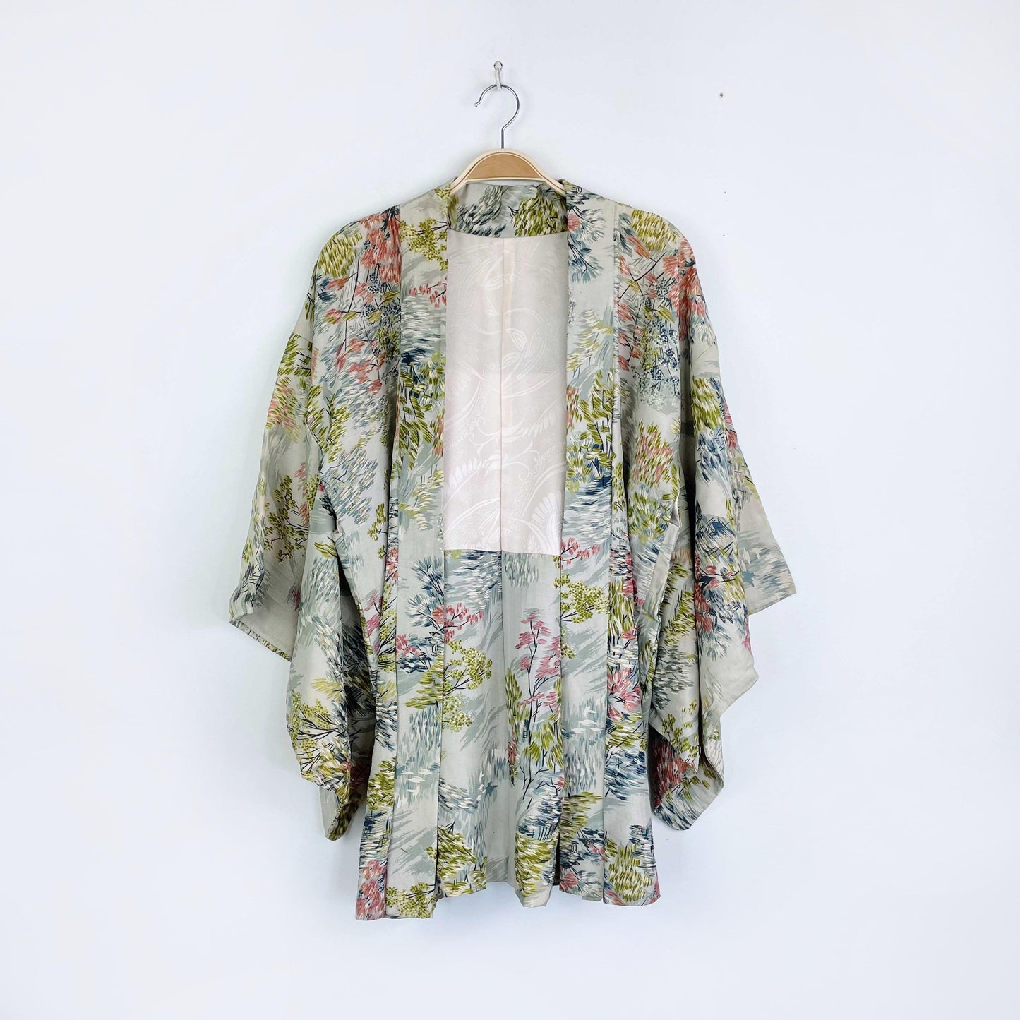 vintage handmade silk traditional short kimono