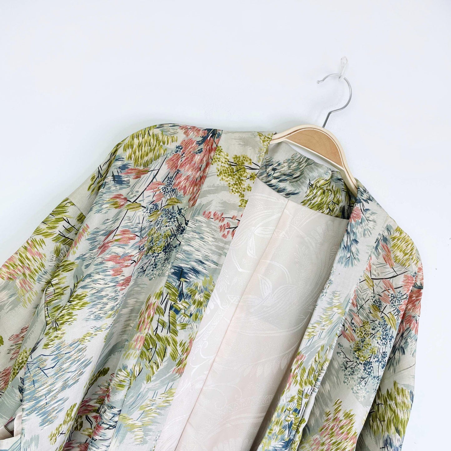 vintage handmade silk traditional short kimono