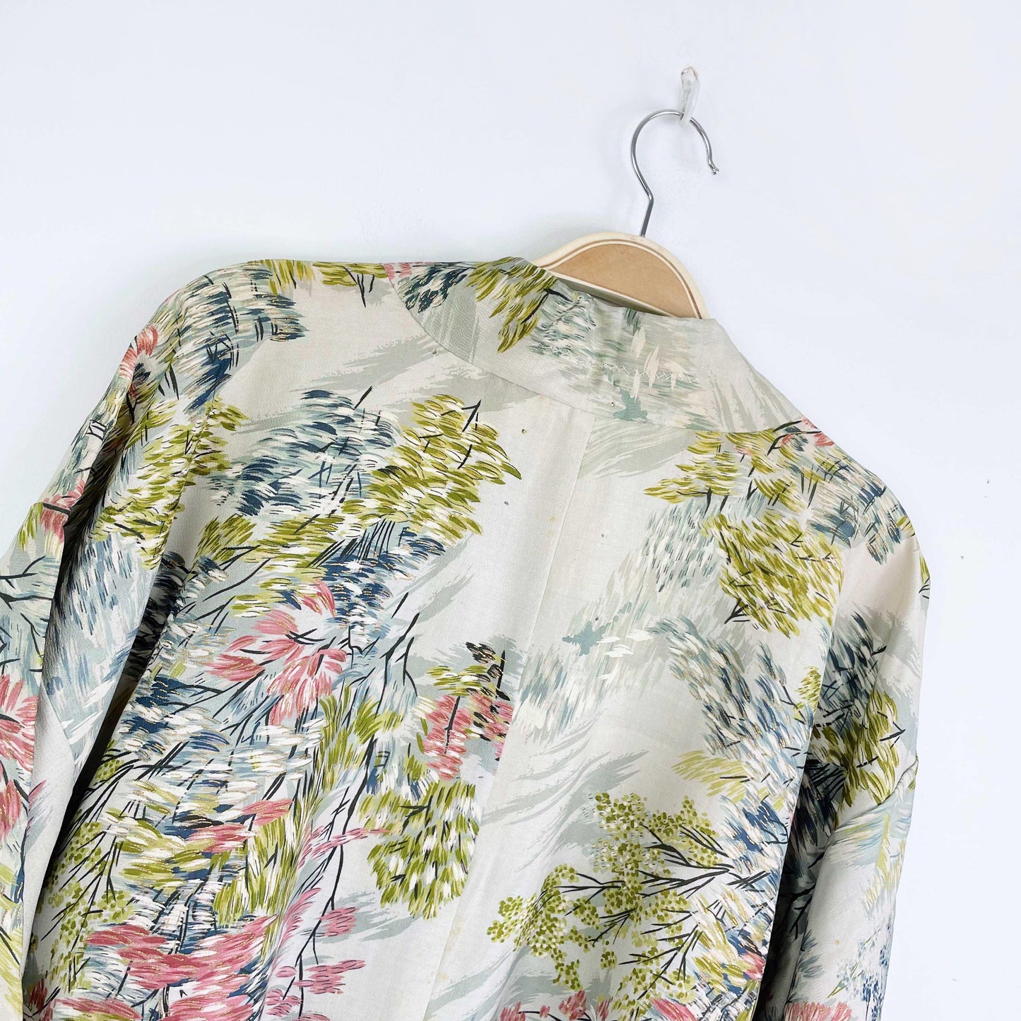 vintage handmade silk traditional short kimono