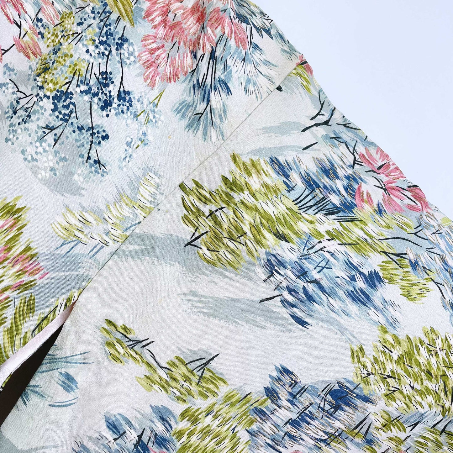 vintage handmade silk traditional short kimono