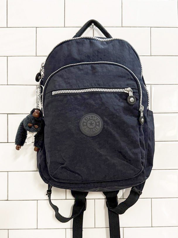 kipling mini backpack with monkey keychain - good market thrift store