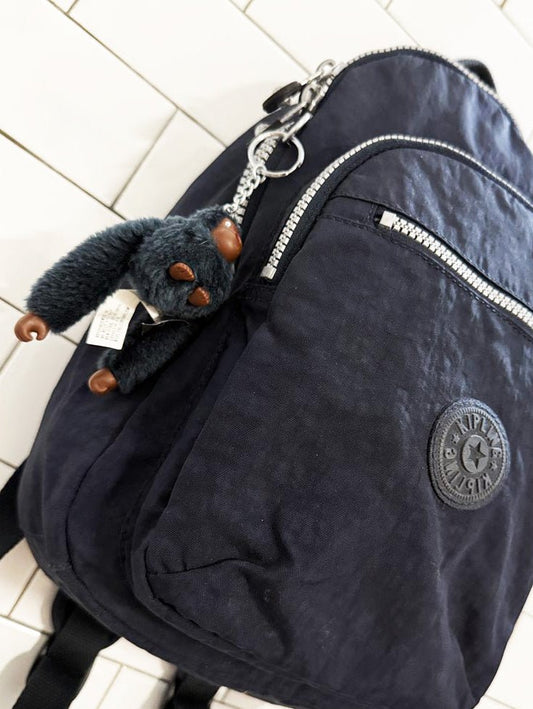 kipling mini backpack with monkey keychain - good market thrift store